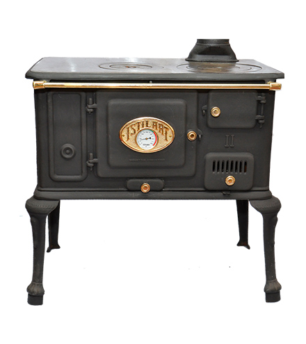 Cocina a leña de hierro fundido Istilart - 2 S/DEP